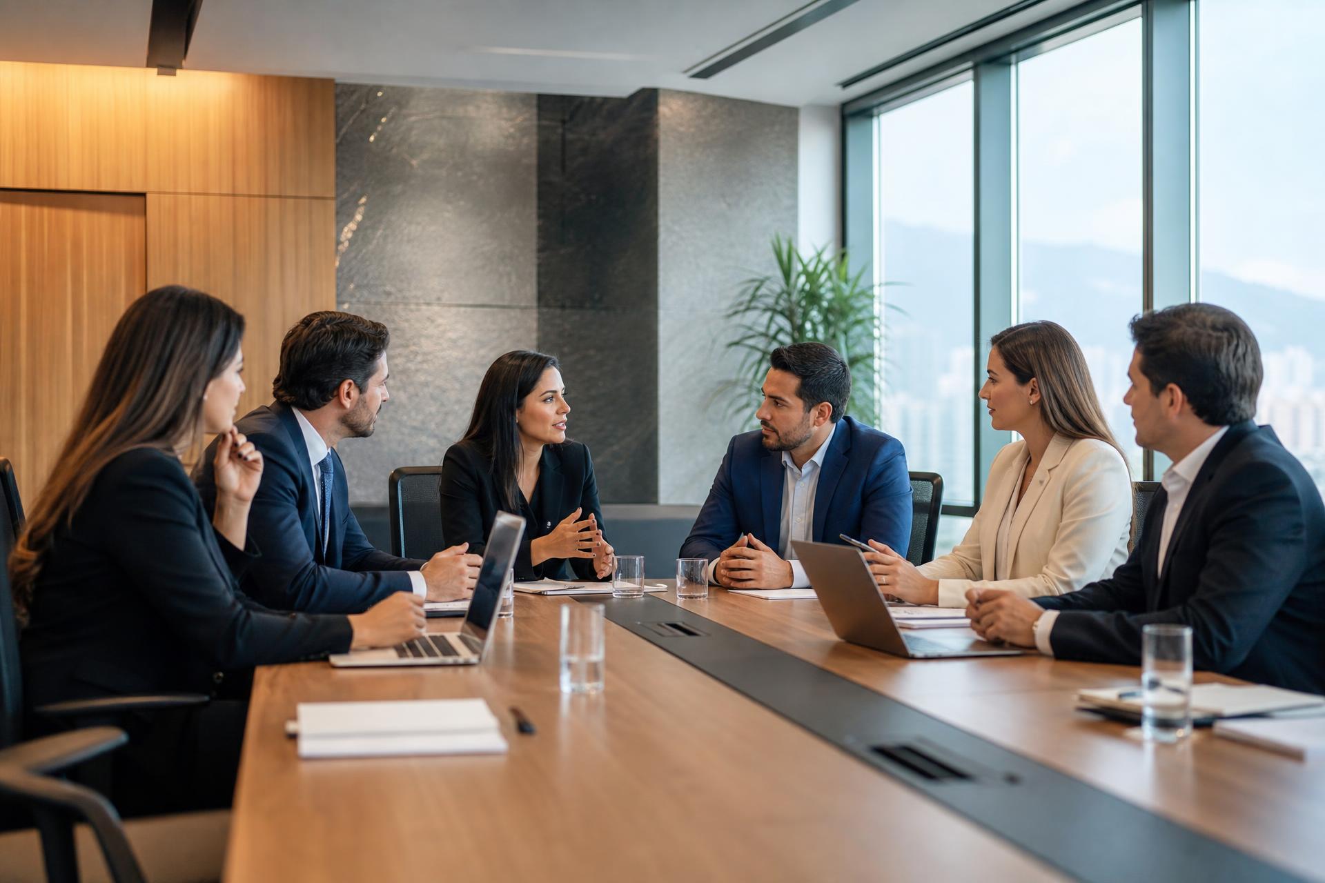 Profesionales reunidos en una sesión de trabajo institucional